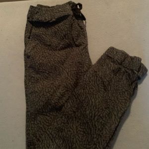 Black jogger pants